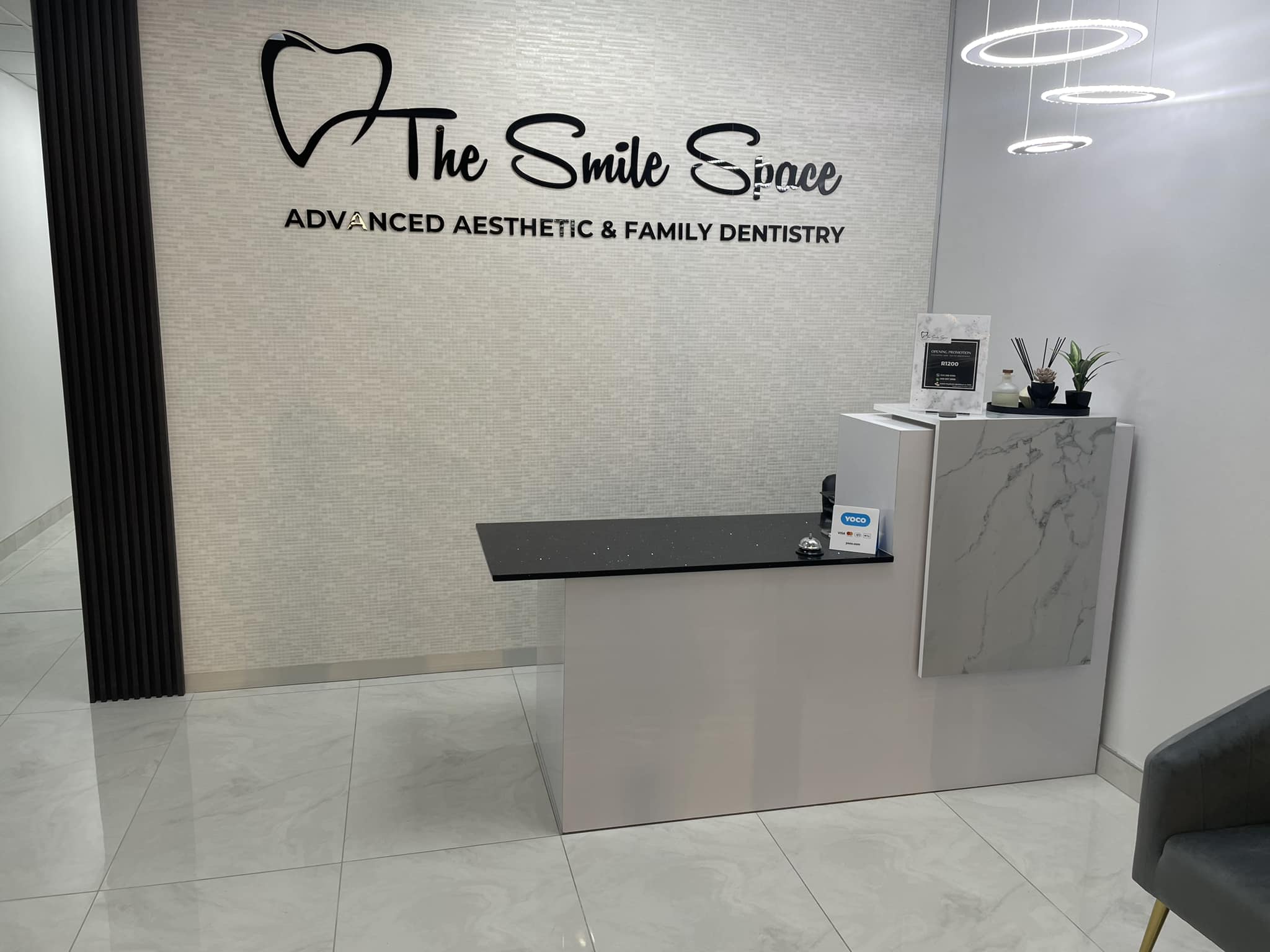 Reception at The Smile Space inside Hayfields Mall